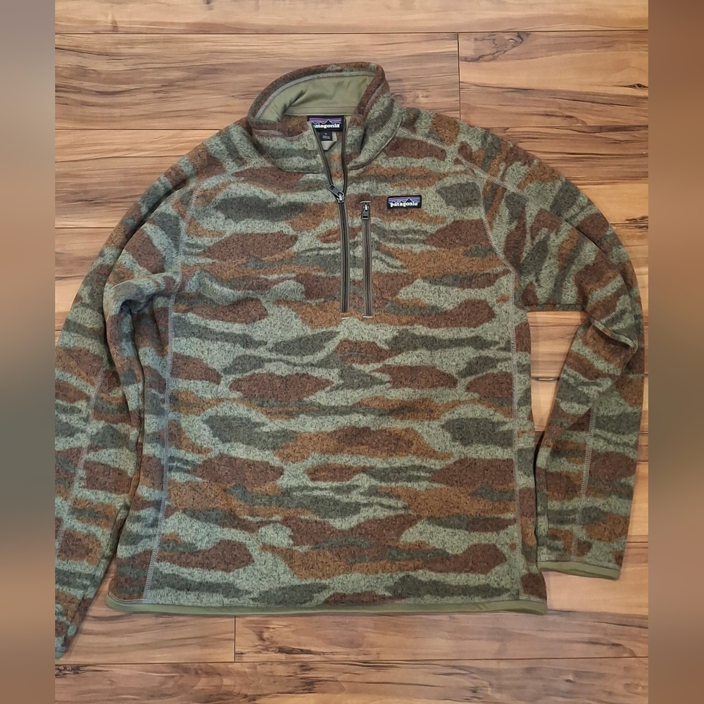 Patagonia Quarter Zip MENS MEDIUM AZTEC PRINT